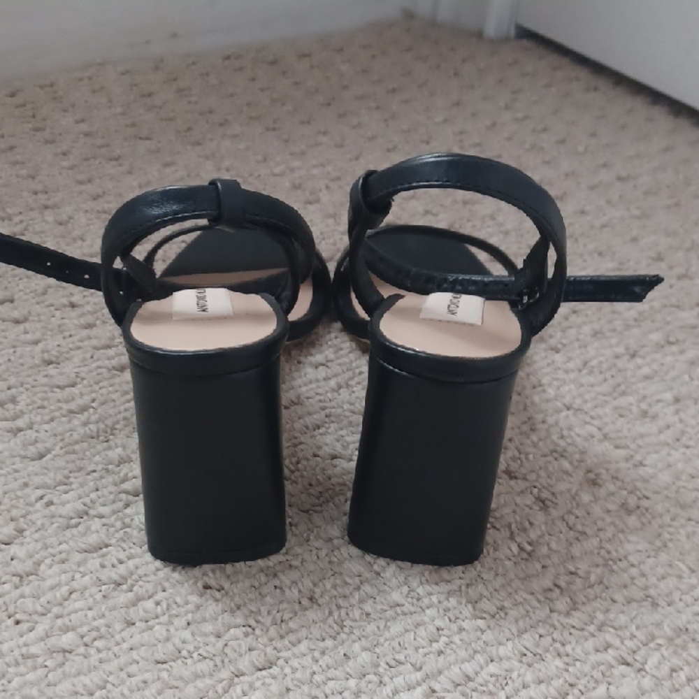 Antonio Melani Black Strappy Heels - Picture 5 of 5